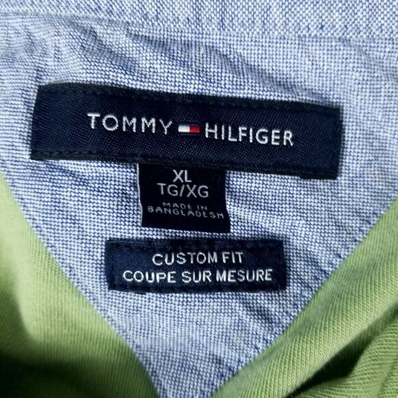 Tommy Hilfiger polo shirt Mens XL Custom Fit Short sleeve Collared - Picture 3 of 9
